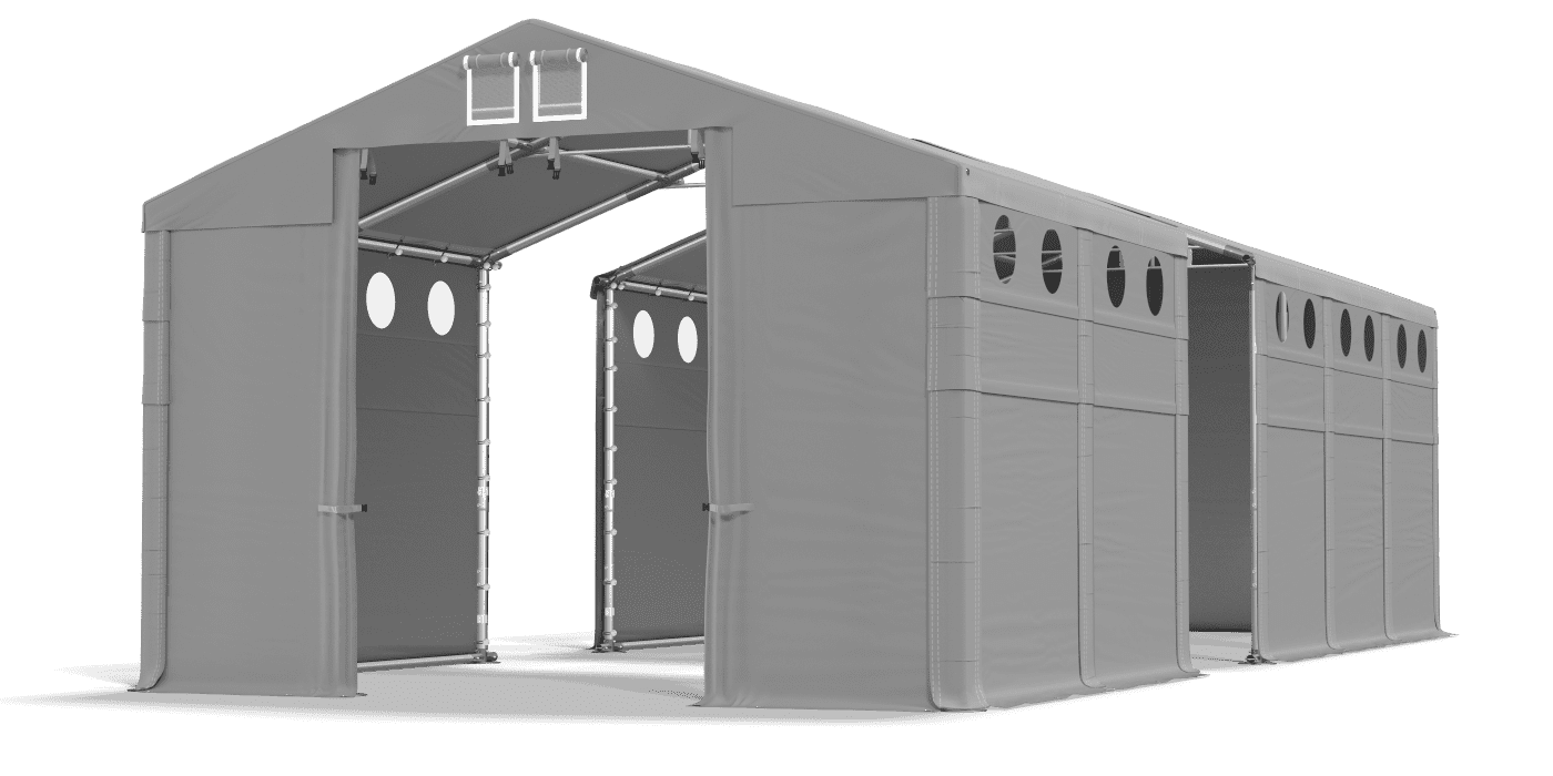 Brána stanu otevřena