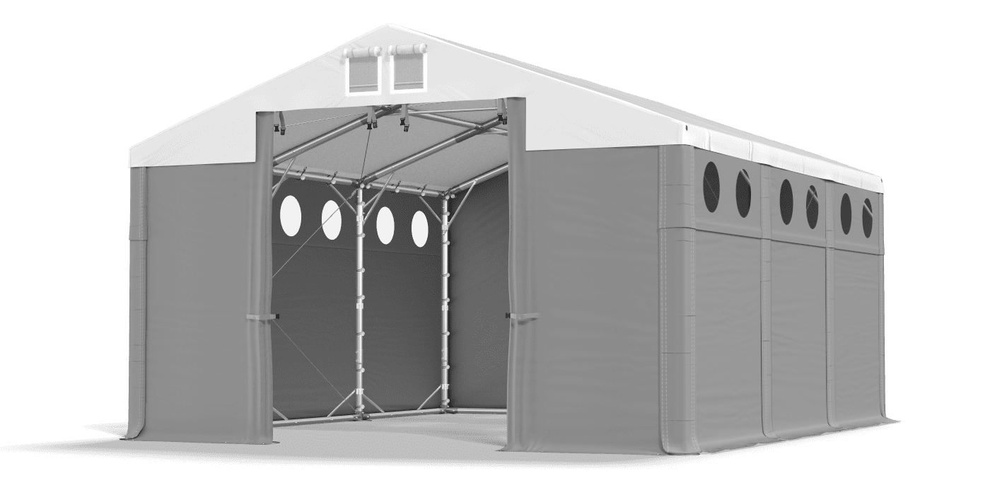 Brána stanu otevřena