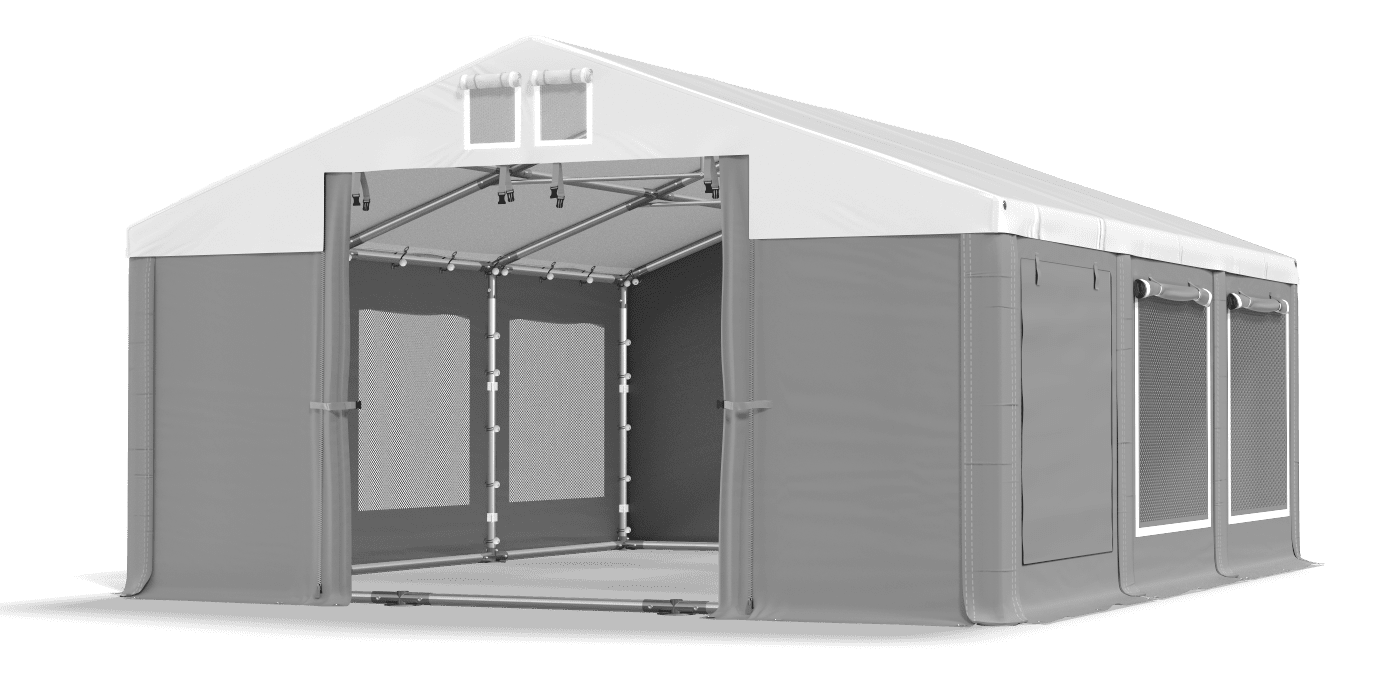 Brána stanu otevřena