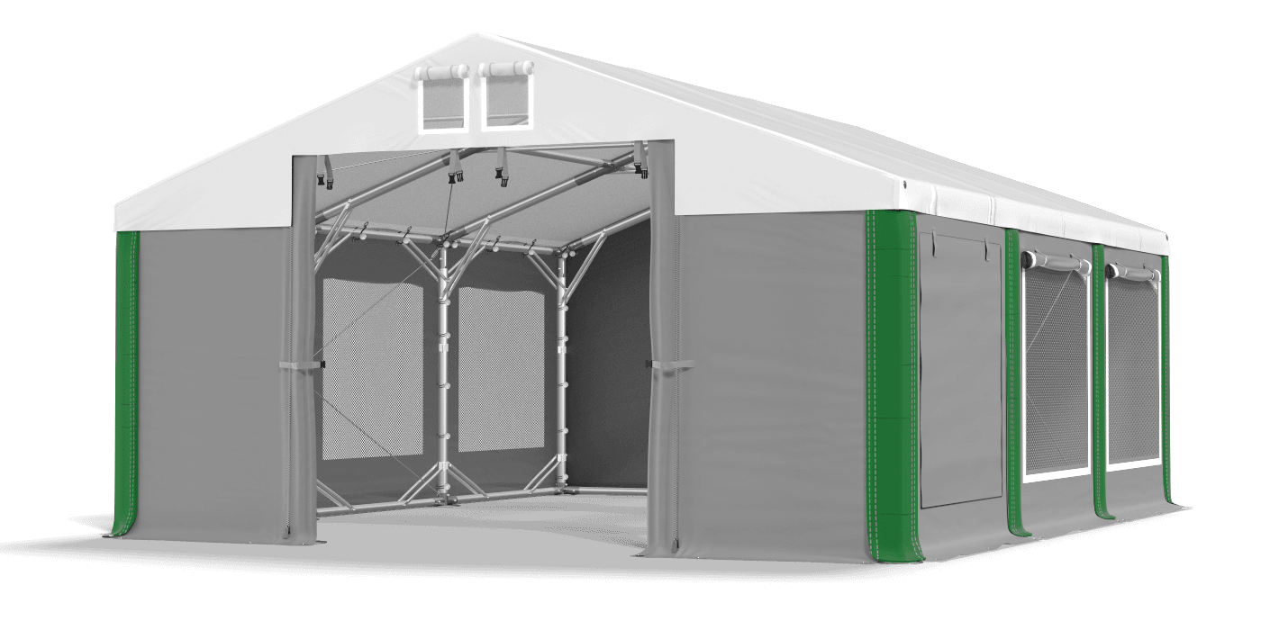 Brána stanu otevřena