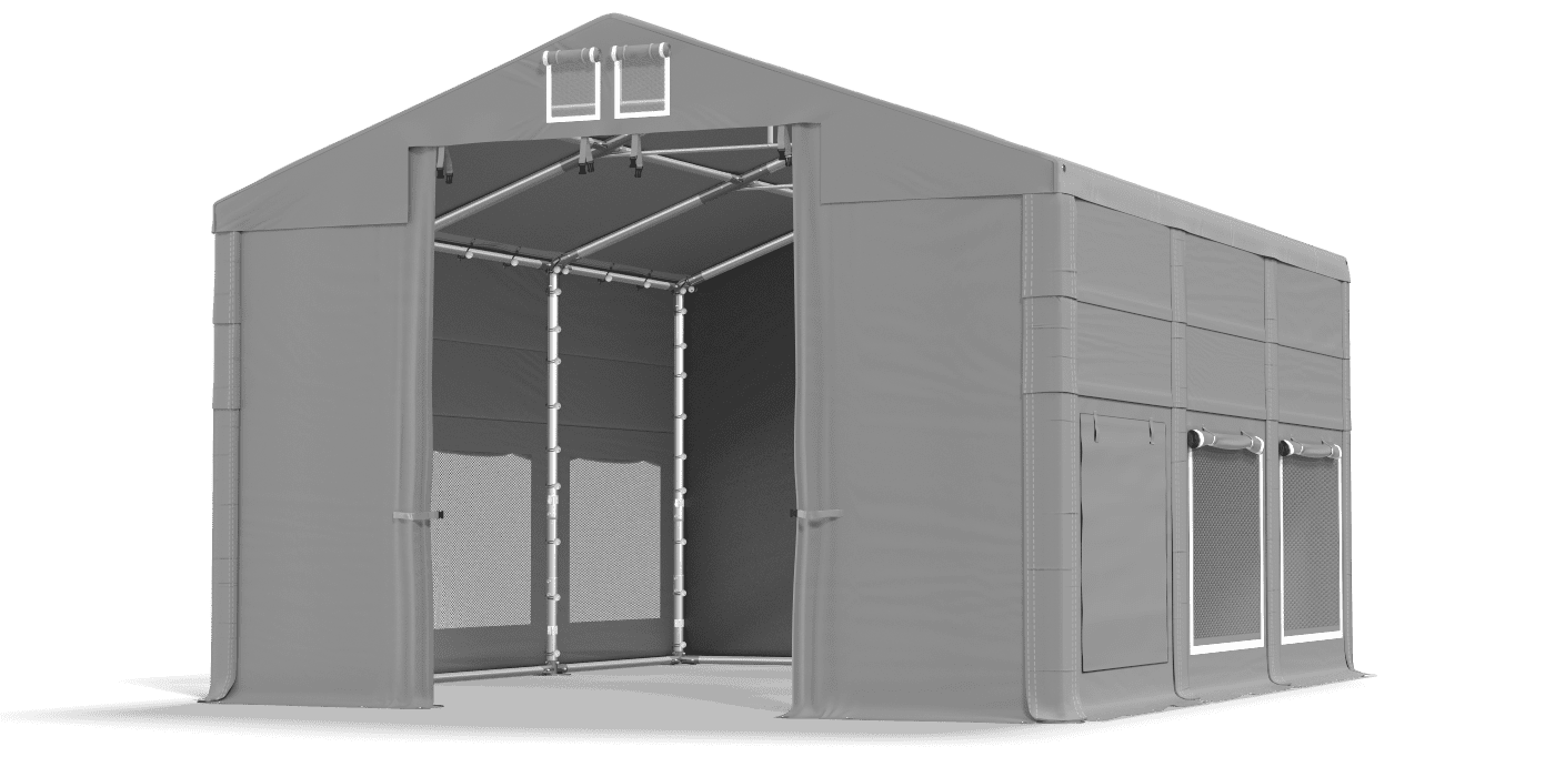 Brána stanu otevřena