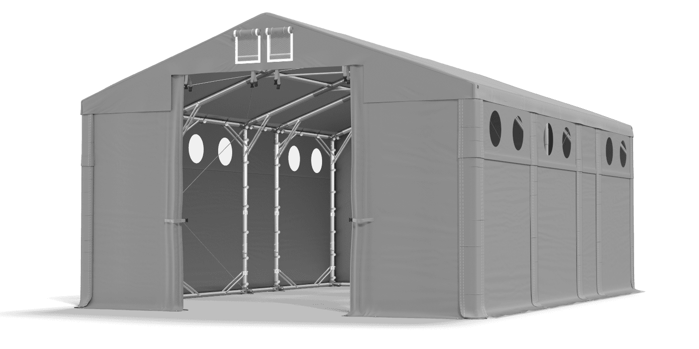 Brána stanu otevřena