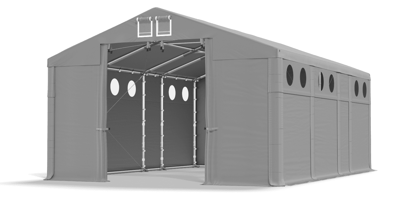 Brána stanu otevřena