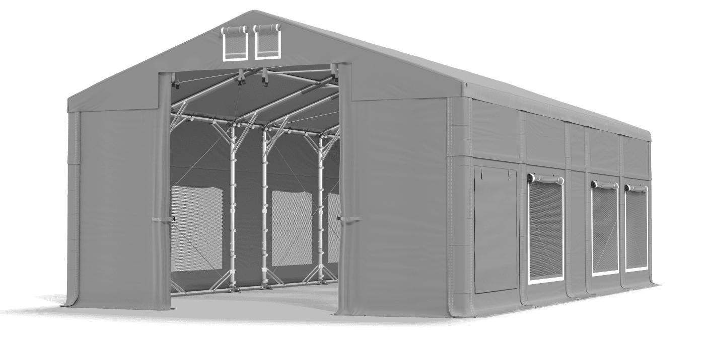 Brána stanu otevřena