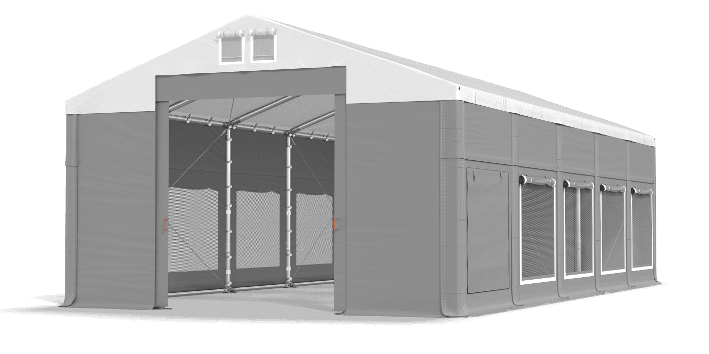 Brána stanu otevřena