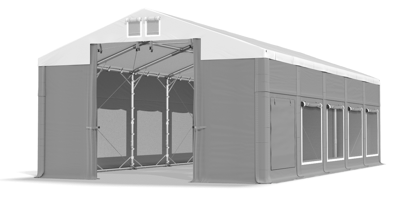 Brána stanu otevřena