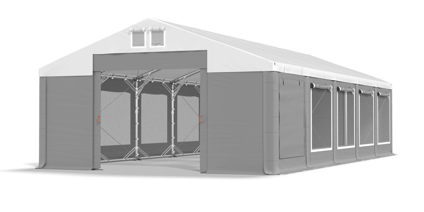 Brána stanu otevřena