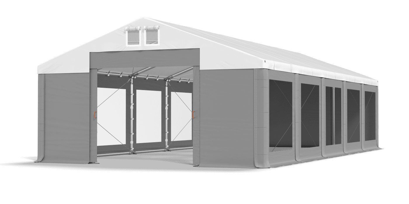 Brána stanu otevřena