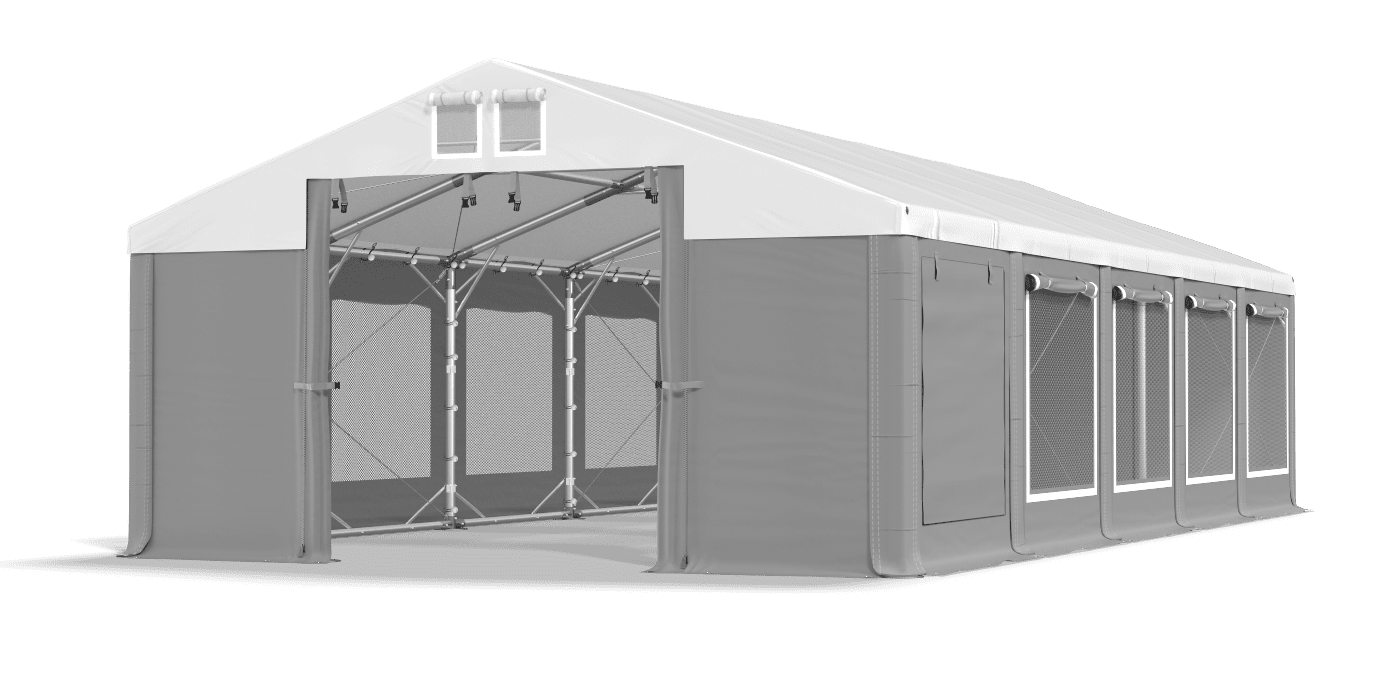 Brána stanu otevřena