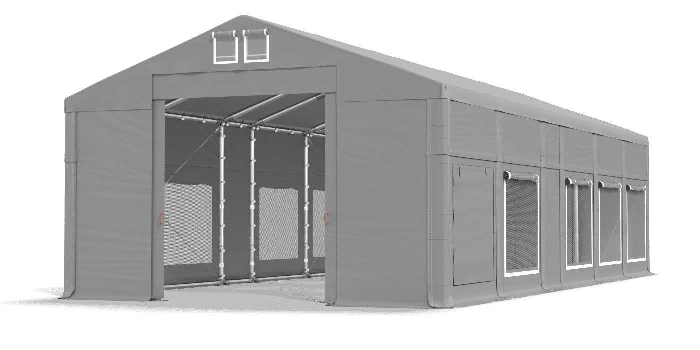 Brána stanu otevřena