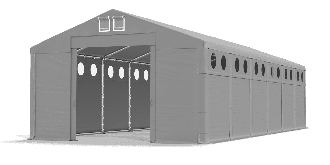 Brána stanu otevřena