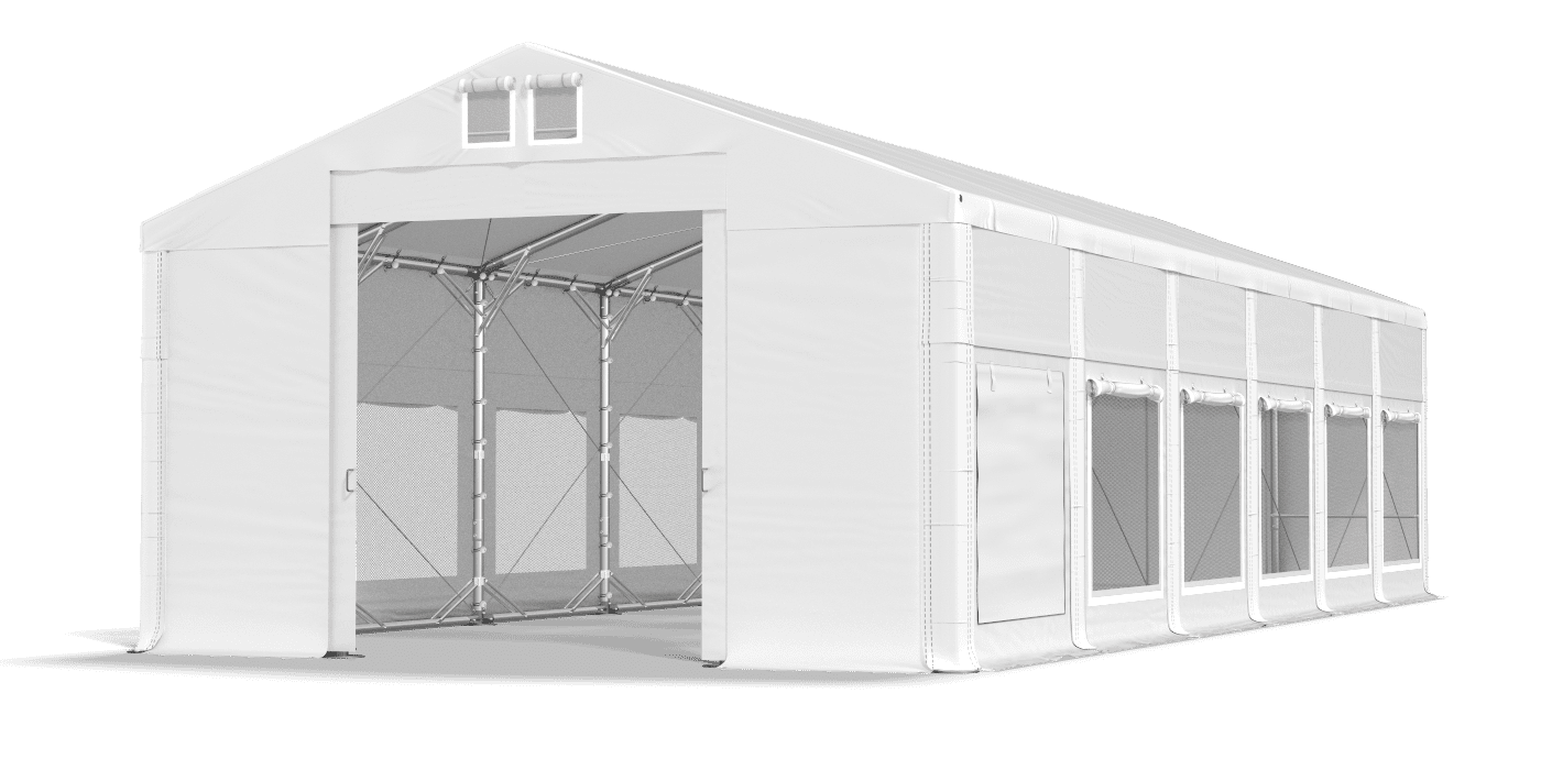 Brána stanu otevřena