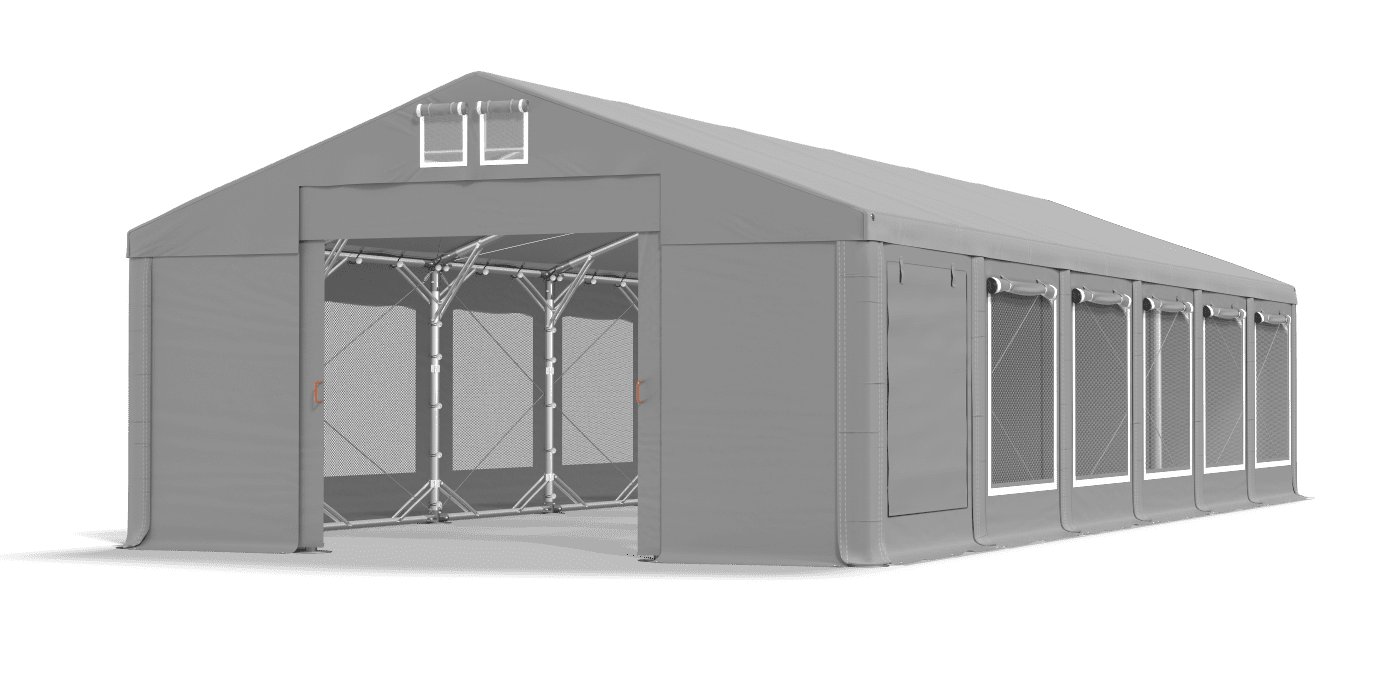 Brána stanu otevřena