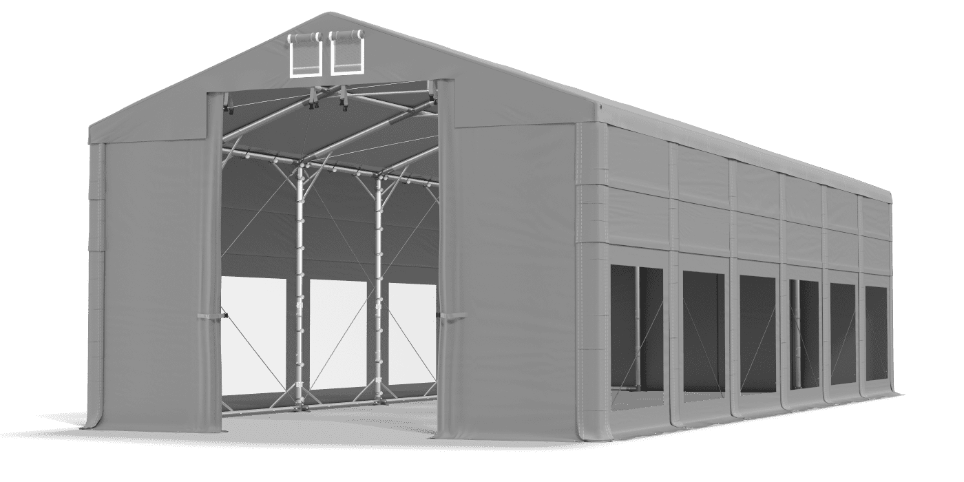 Brána stanu otevřena