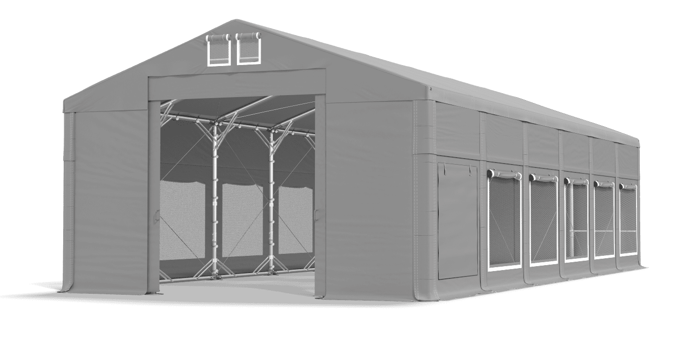 Brána stanu otevřena