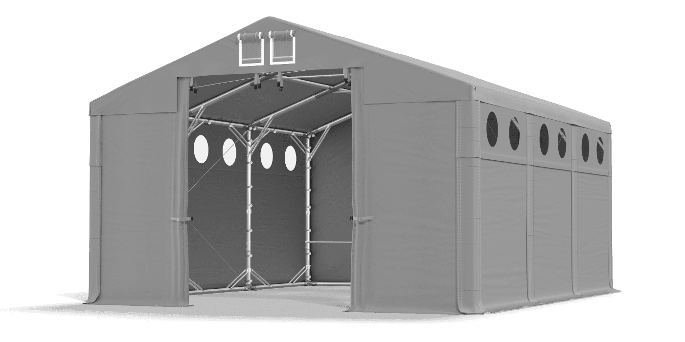 Brána stanu otevřena