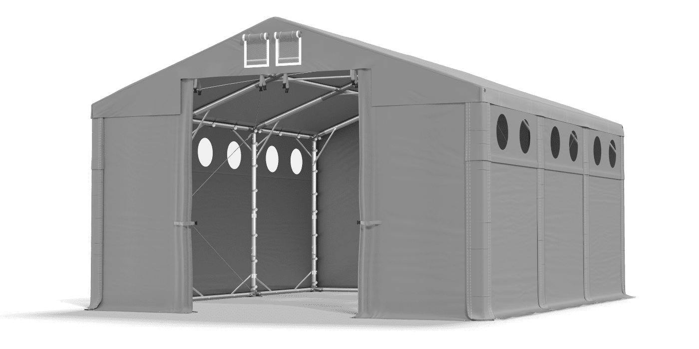 Brána stanu otevřena