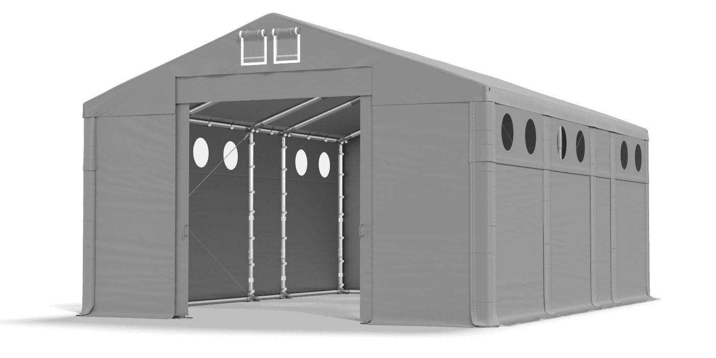 Brána stanu otevřena