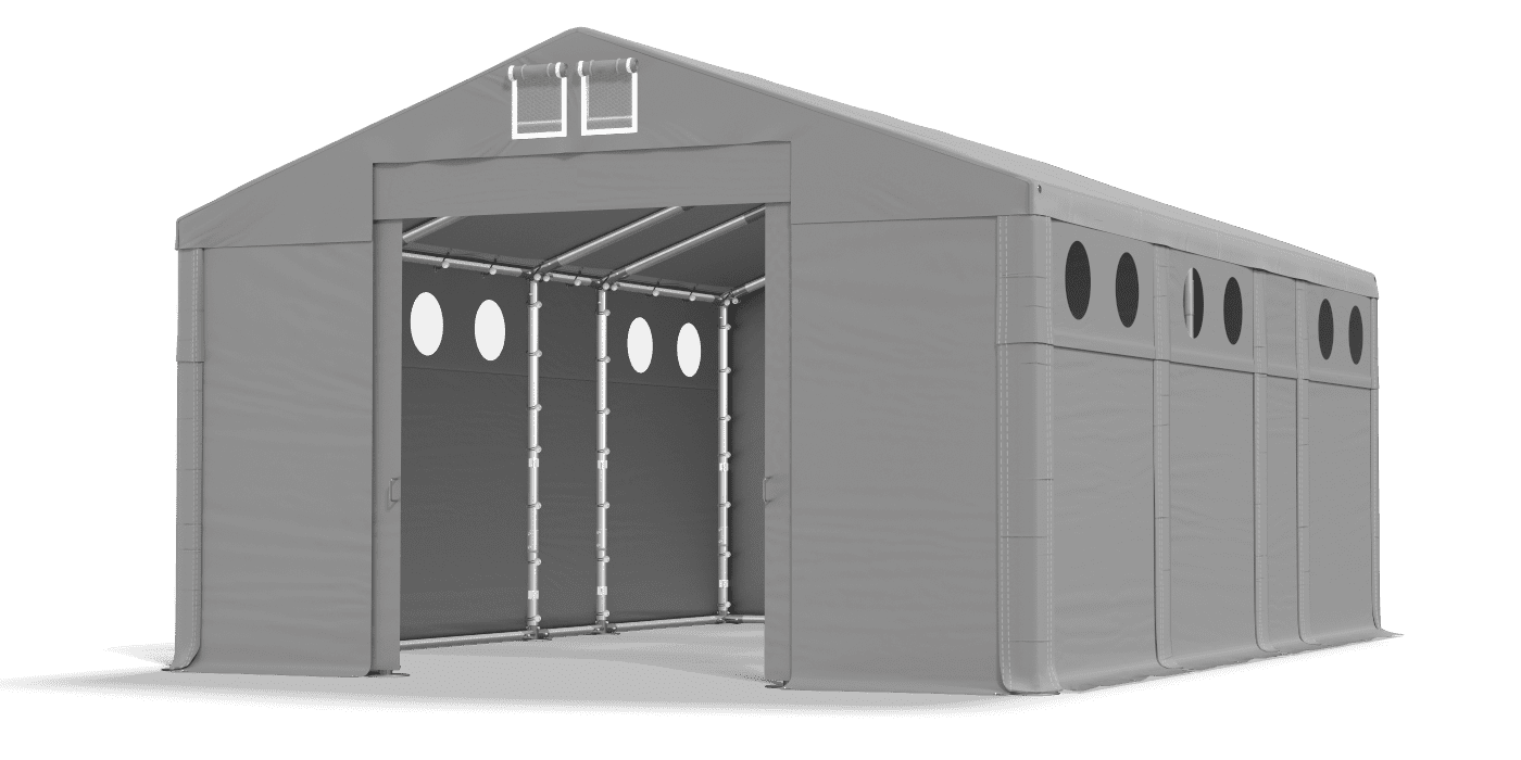 Brána stanu otevřena