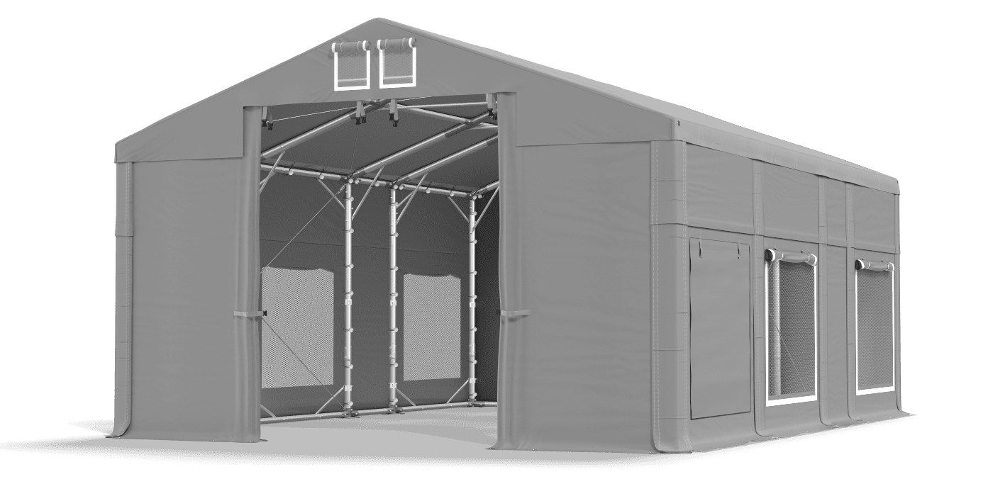 Brána stanu otevřena