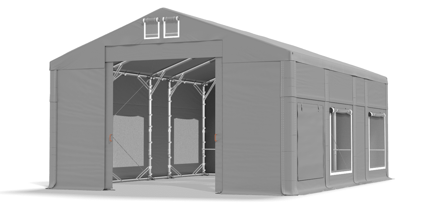 Brána stanu otevřena