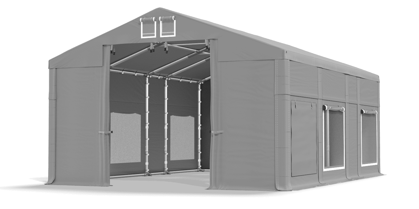 Brána stanu otevřena