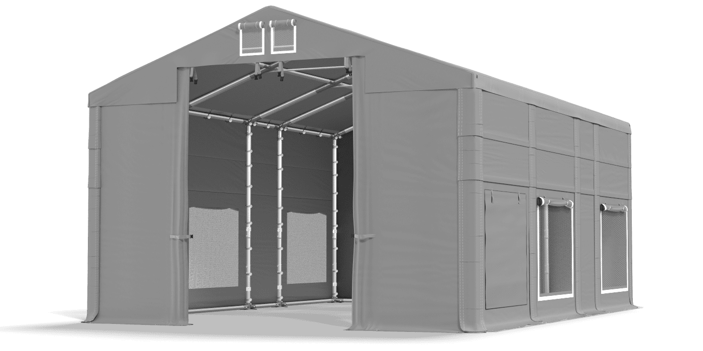 Brána stanu otevřena