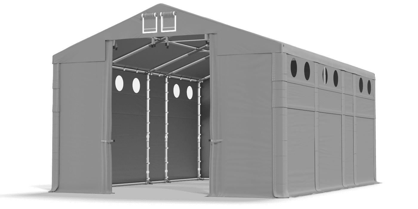 Brána stanu otevřena