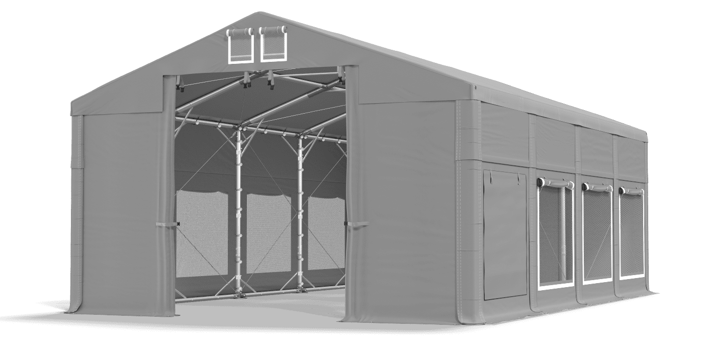 Brána stanu otevřena