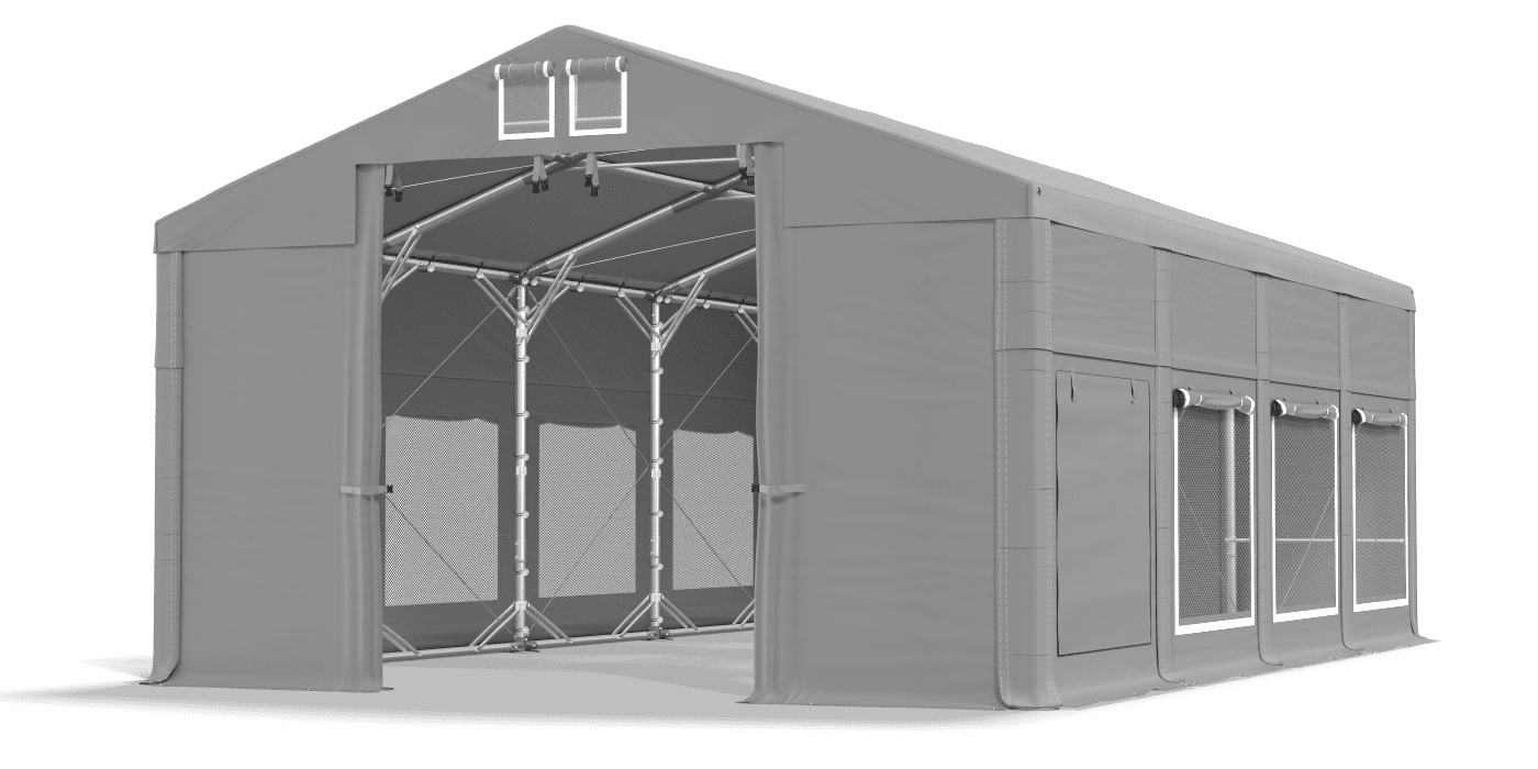 Brána stanu otevřena