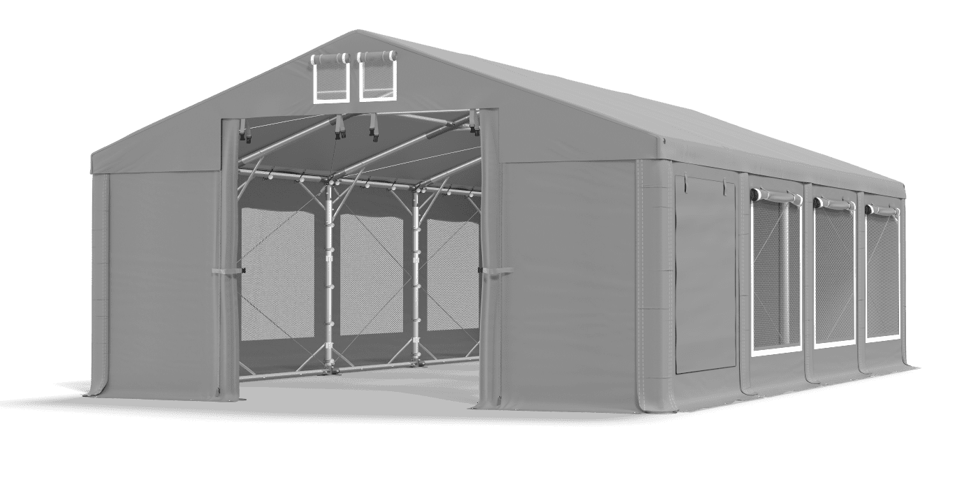 Brána stanu otevřena