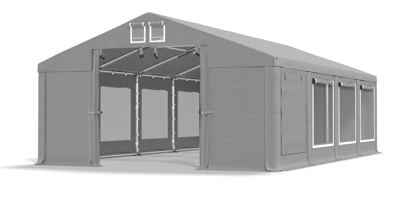 Brána stanu otevřena