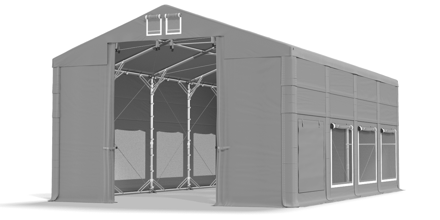 Brána stanu otevřena