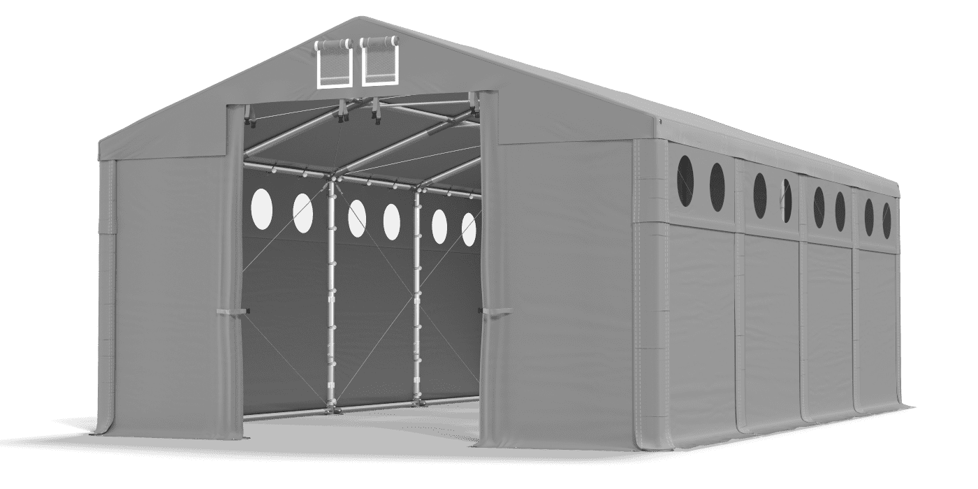 Brána stanu otevřena