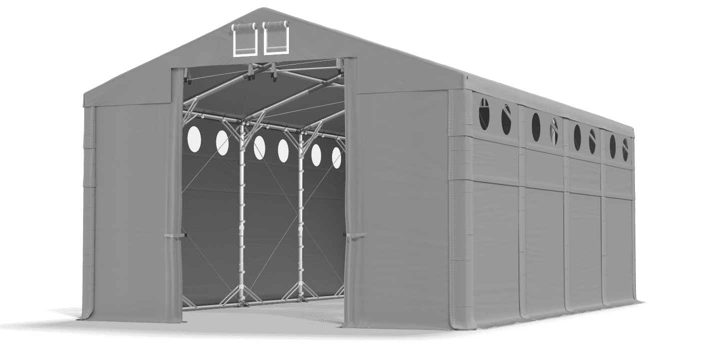 Brána stanu otevřena