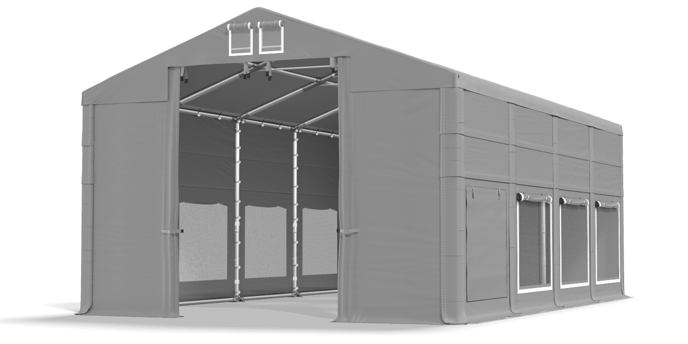 Brána stanu otevřena