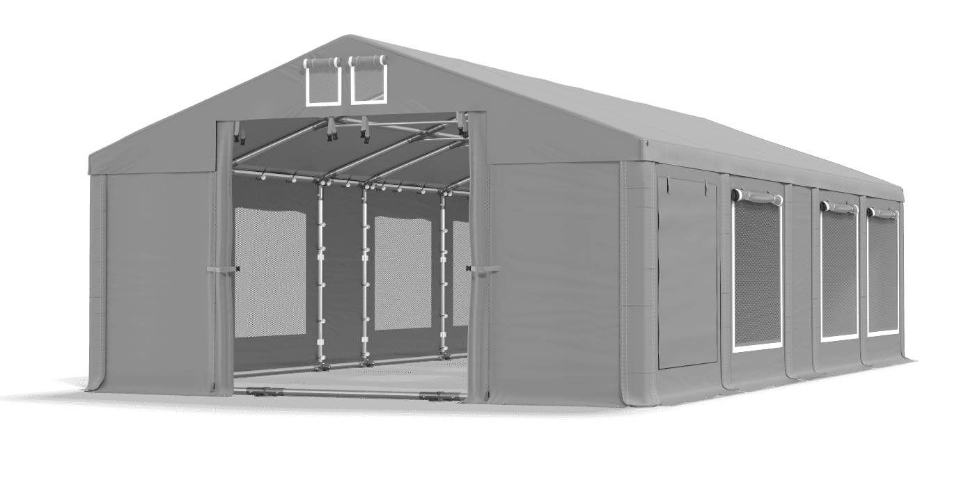 Brána stanu otevřena