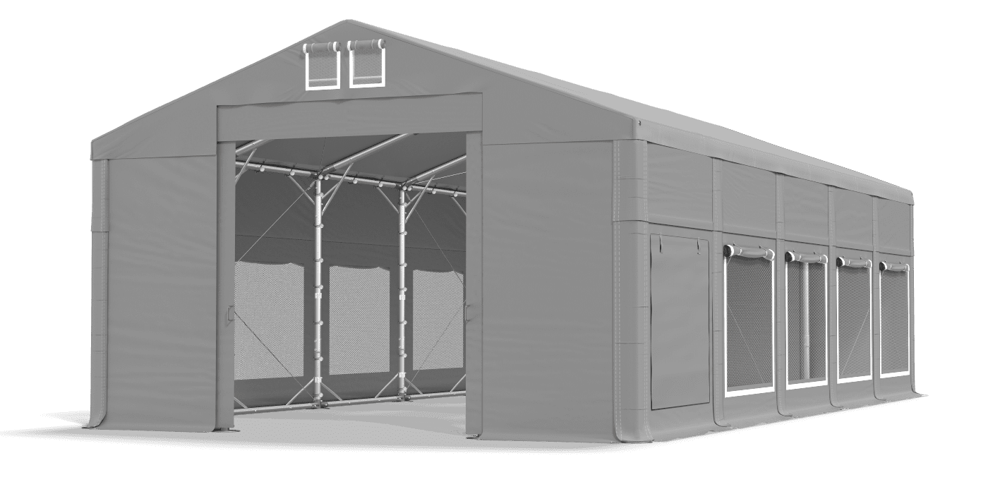 Brána stanu otevřena