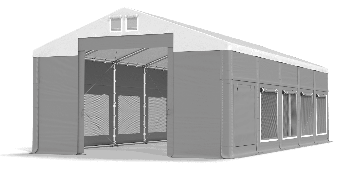 Brána stanu otevřena