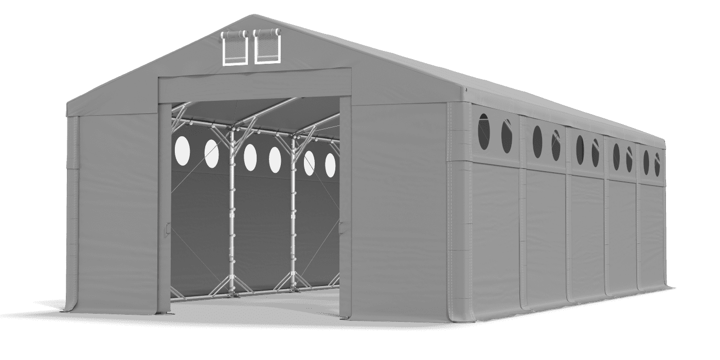 Brána stanu otevřena