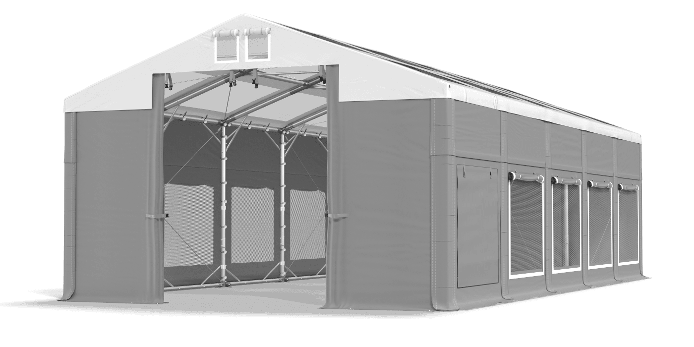 Brána stanu otevřena