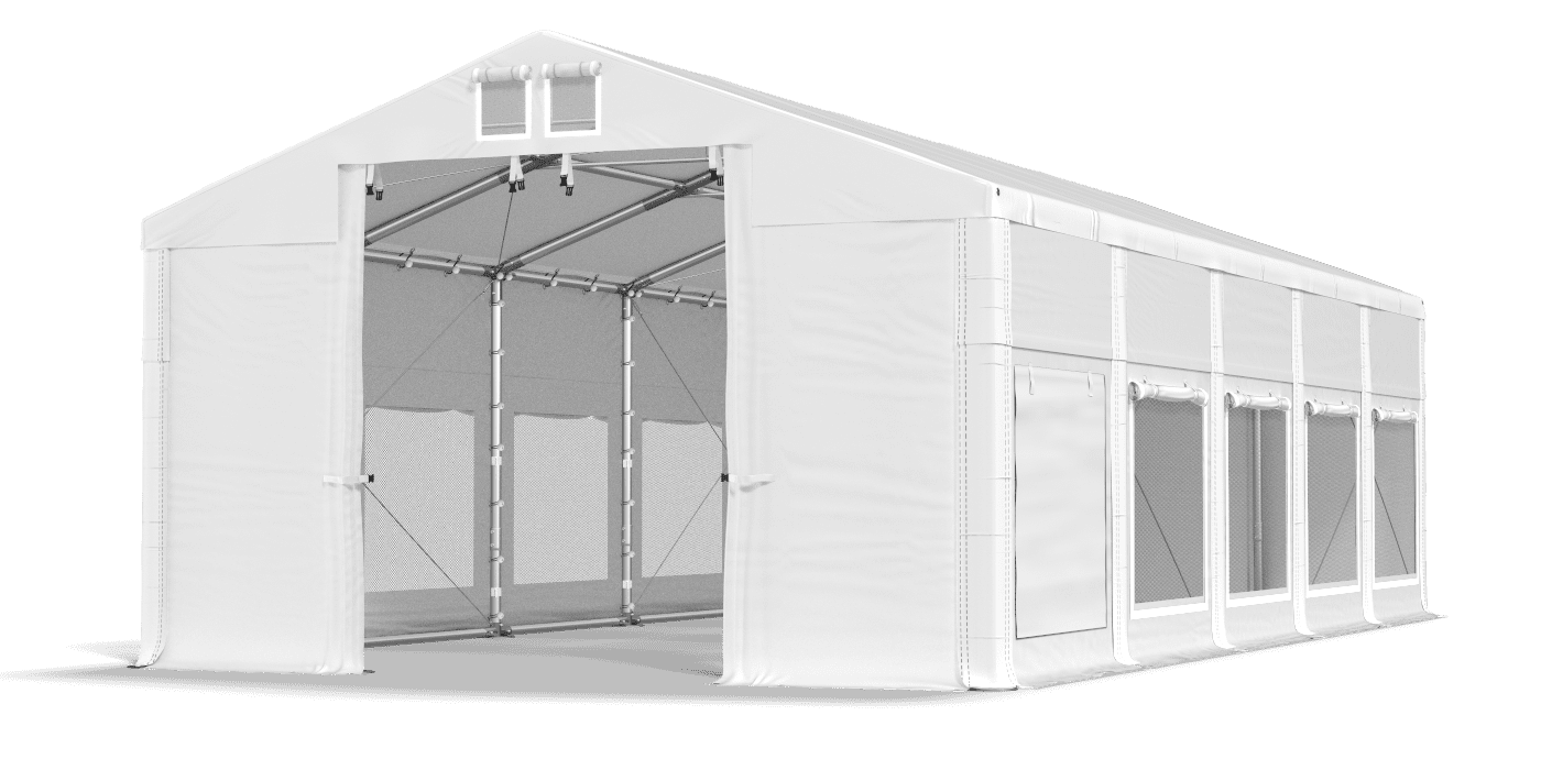 Brána stanu otevřena