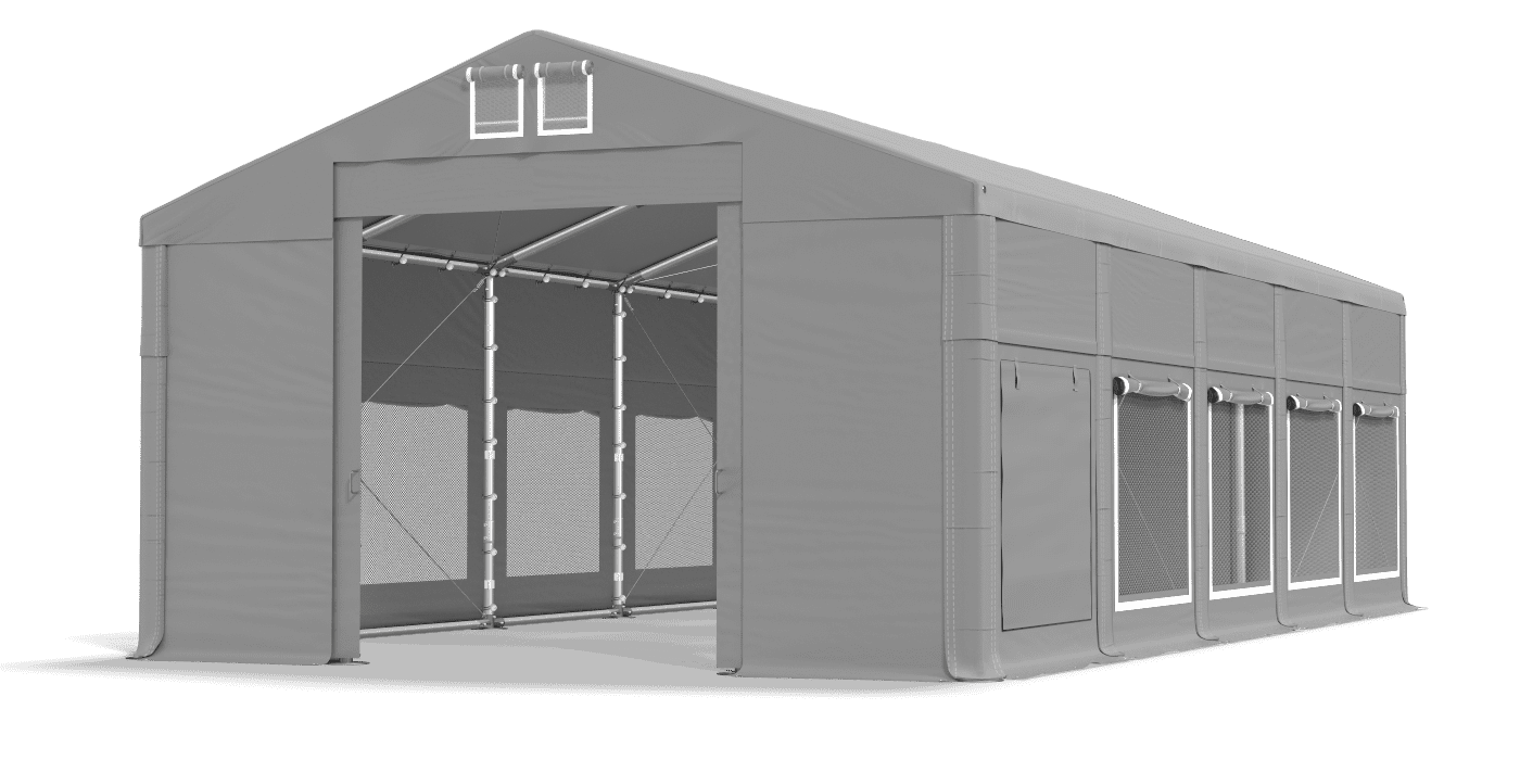 Brána stanu otevřena