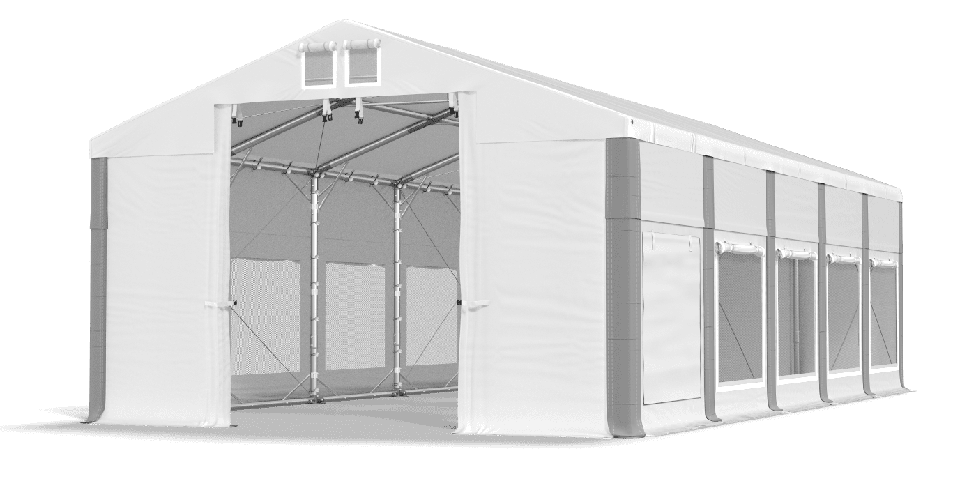 Brána stanu otevřena