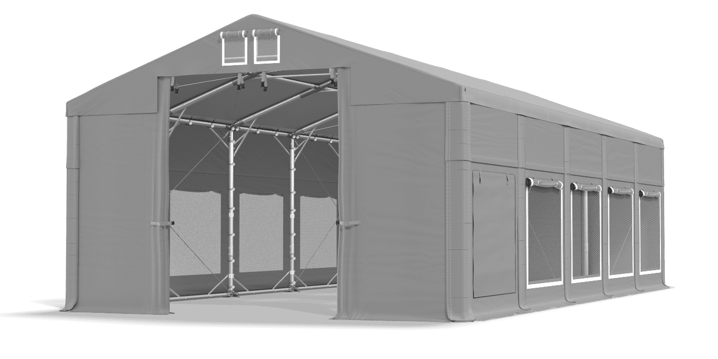 Brána stanu otevřena