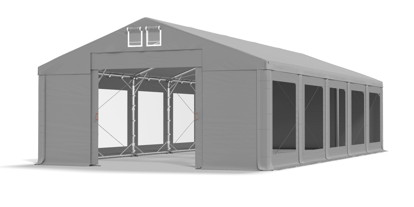 Brána stanu otevřena