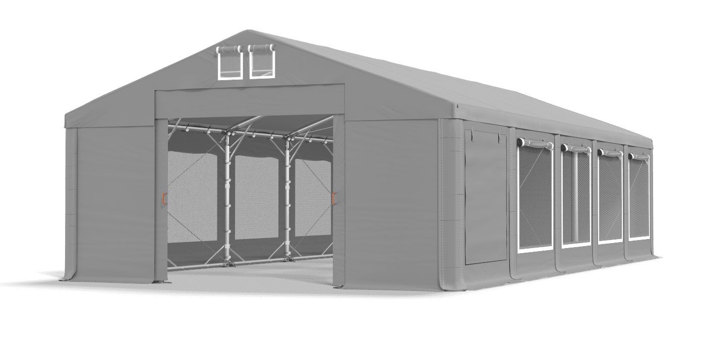 Brána stanu otevřena