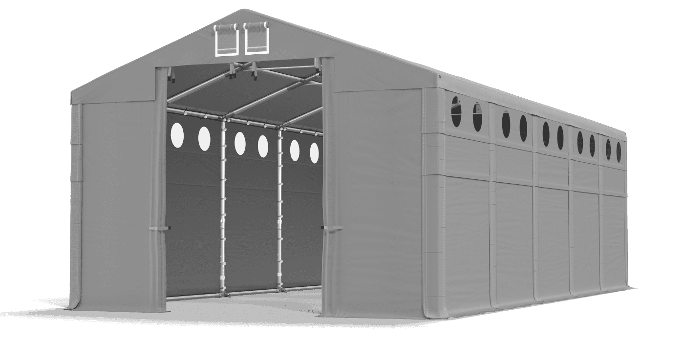 Brána stanu otevřena