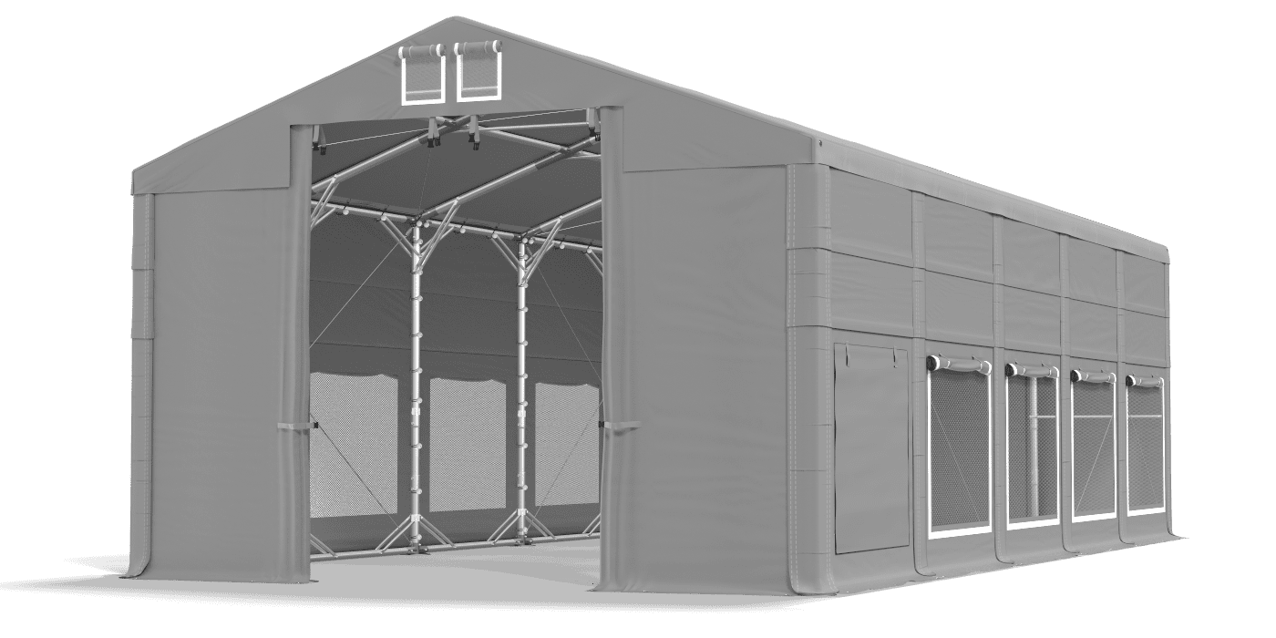 Brána stanu otevřena