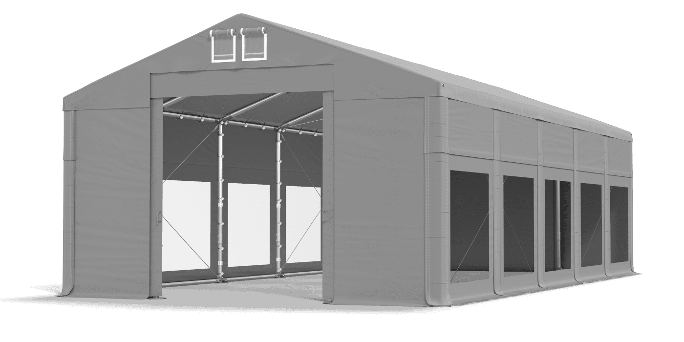 Brána stanu otevřena